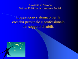 Il mercato del lavoro dei disabili