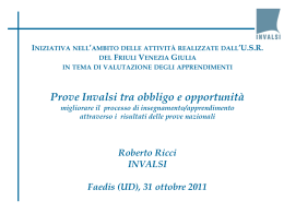 31 ottobre 2011 - Istituto Comprensivo di Faedis