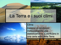 La Terra e i suoi climi - Home