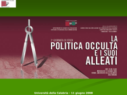 La politica occulta e i suoi alleati