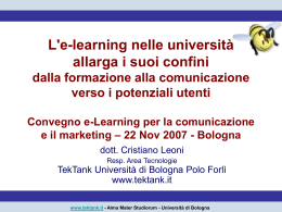 L`e-learning nelle università allarga i suoi confini: dalla formazione