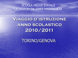 viaggio 2010-2011