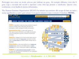 Lezione_24-marzo-2014 - Corso di Biologia Molecolare 2