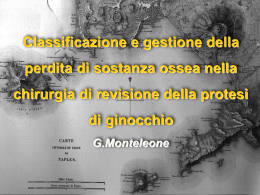 Gestione della perdita di sostanza ossea nella chirurgia di revisione