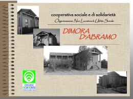 cooperativa sociale DIMORA D`ABRAMO