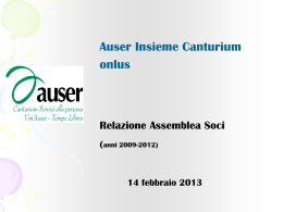 Relazione 14 febbraio 2013