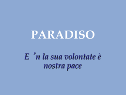 PARADISO - Scuola del Molinatto