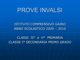 ppt 09-10 - Scuole Gairo