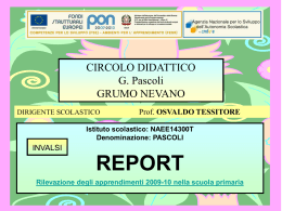 Report INVALSI del Circolo Didattico G.Pascoli Grumo Nevano