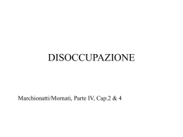 IL TASSO NATURALE DI DISOCCUPAZIONE
