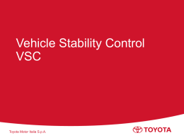 Vehicle Stability Control VSC
