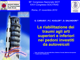 XXI Congresso SOC.I.TRA.S. Roma, 12 novembre 2006