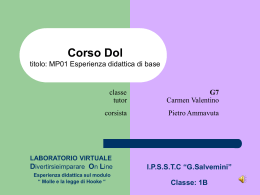 lM01 G7_ammavuta progetto esperienza base