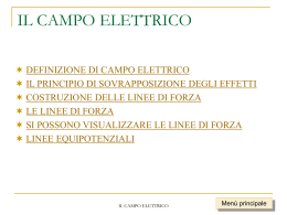 IL CAMPO ELETTRICO