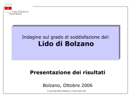Risultati 2006 - Comune di Bolzano