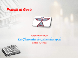 La Lectio Divina Matteo 4,18-22