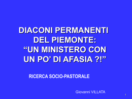 Il diaconato permanente nelle diocesi del
