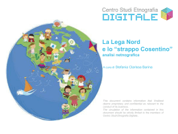 Lega Nord - Centro Studi Etnografia Digitale
