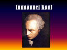 Immanuel Kant - Atuttascuola