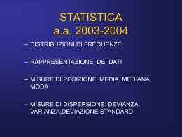 Statistica descrittiva