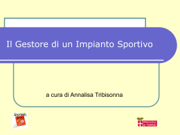 Il gestore di impianti