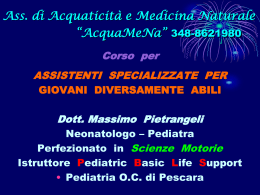 motilita` infantile 2 - Dott. Massimo Pietrangeli