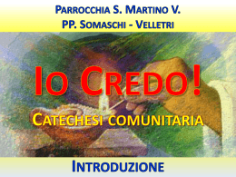 Il Credo - Introduzione