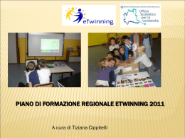 Piano di formazione regionale eTwinning 2011