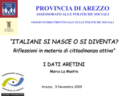 scarica le slides - Provincia di Arezzo