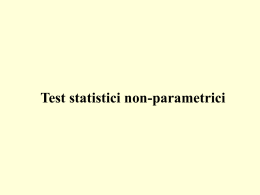 Test statistici non-parametrici