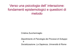 Seminario prof. Zucchermaglio (SOLO per i dottorandi)