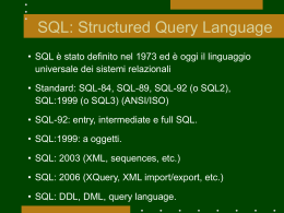 SQL - Cnr