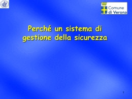 Valutazione Sistema Gestione Sicurezza (ppt 166 Kb)