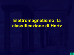 Elettromagnetismo: la classificazione di Hertz