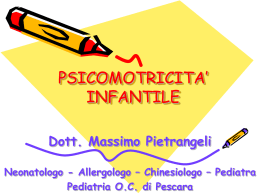 cos`e` la psicomotricita` - Dott. Massimo Pietrangeli