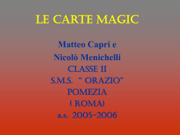 magic - Il sito di Cecilia Vetturini
