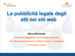 Marco Mancarella - Laboratorio di e
