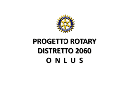 presentazione rotary onlus a. mioni
