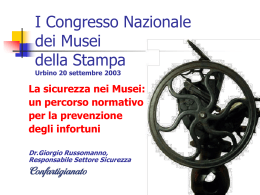 I Congresso Nazionale dei Musei della Stampa