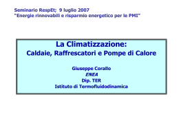 LE FONTI RINNOVABILI DI ENERGIA