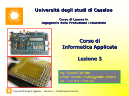 label Mnemonico Operandi Commento Sequenza di caratteri