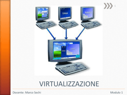 Virtualizzazione