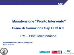 Lezione 2 SAP PM
