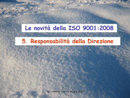 Le novit&agrave; della ISO 9001:2008