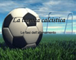 La tecnica calcistica