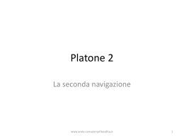 PLATONE 2: la seconda navigazione