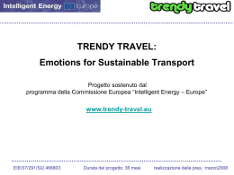 Emotions for Sustainable Transport