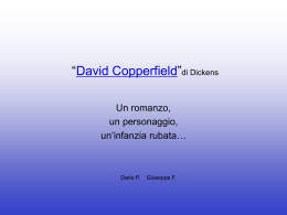 Dickens:David copperfield - Istituto comprensivo Carpi Nord