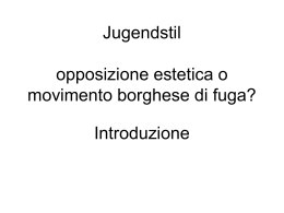Jugendstil-Introduzione - Università degli Studi di Urbino