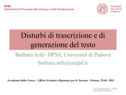 Lezioni di Barbara Arf&egrave;